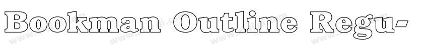 Bookman Outline Regu字体转换
